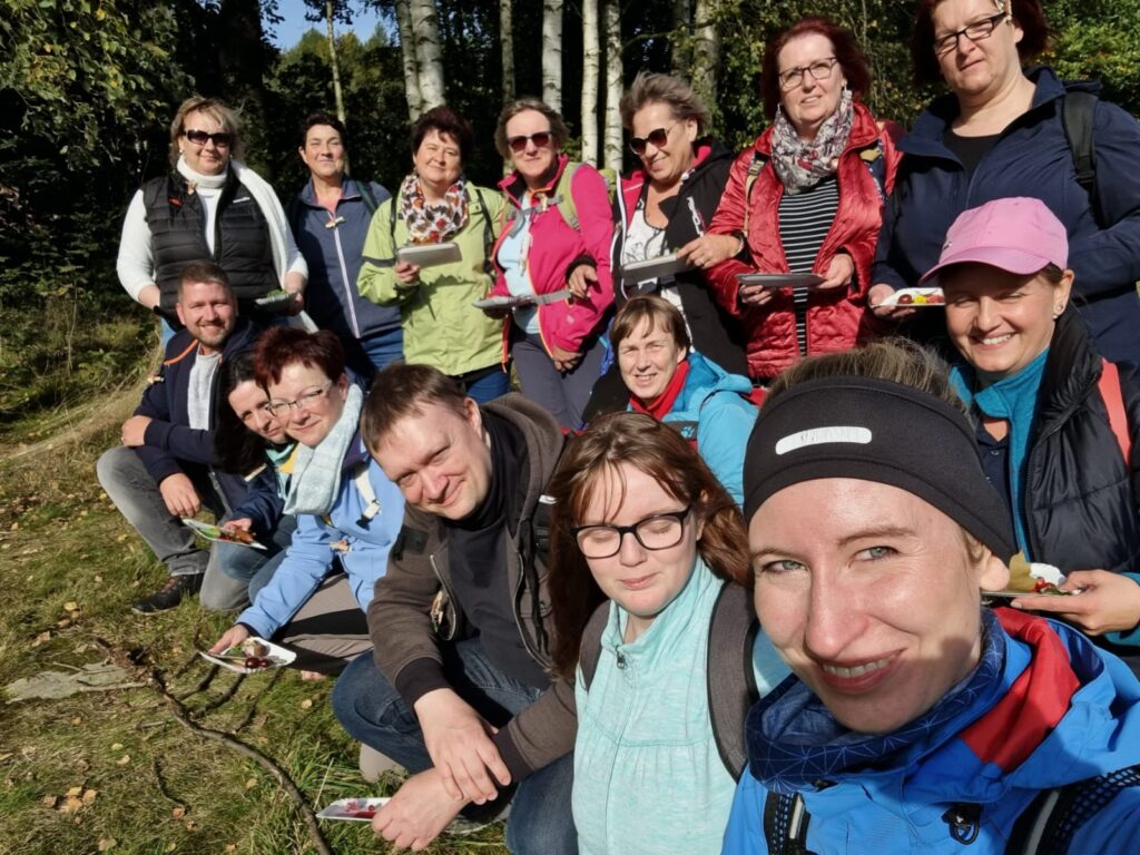 Teamevent im Wald